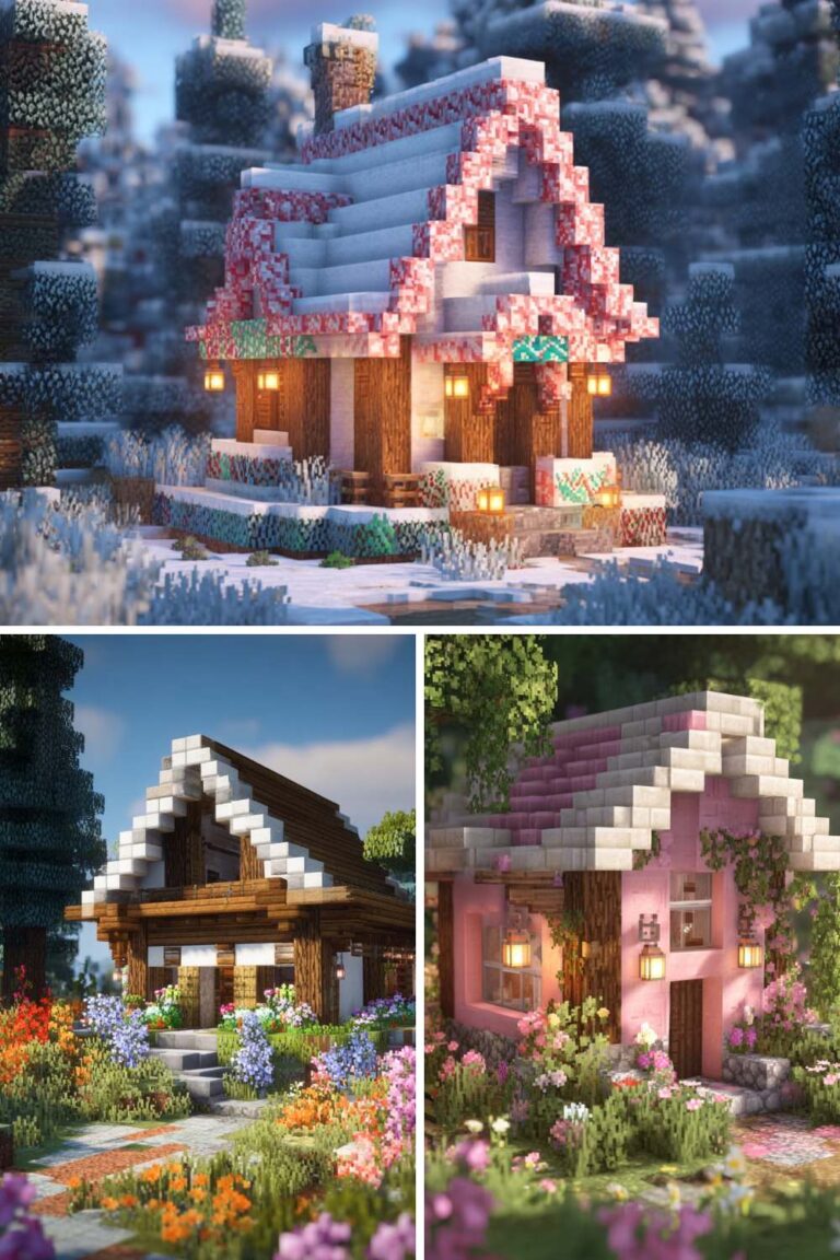 27 cute minecraft houses idea