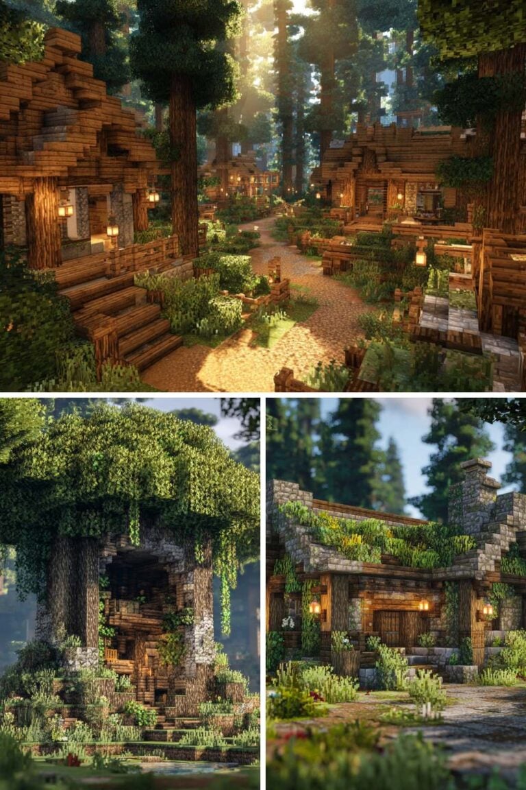 33 minecraft forest houses idea
