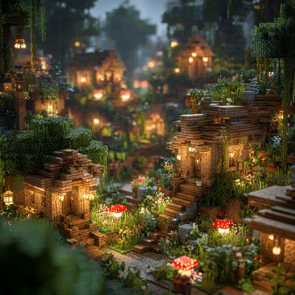 Glowing Fairy Village