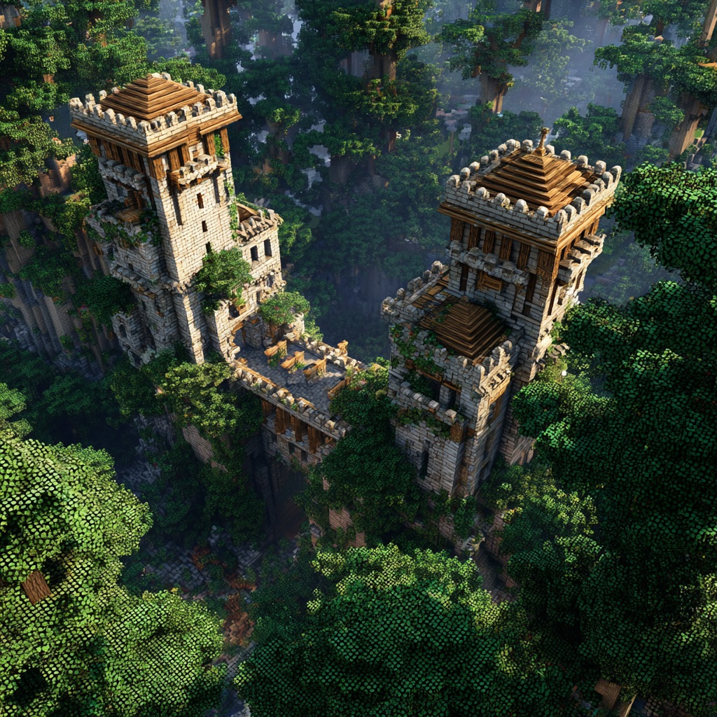 Minecraft_survival_mode_forest_survival_castle