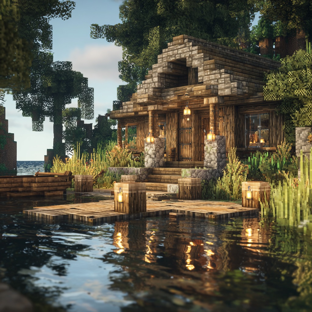 Minecraft_survival_mode_riverbank_cottage_built