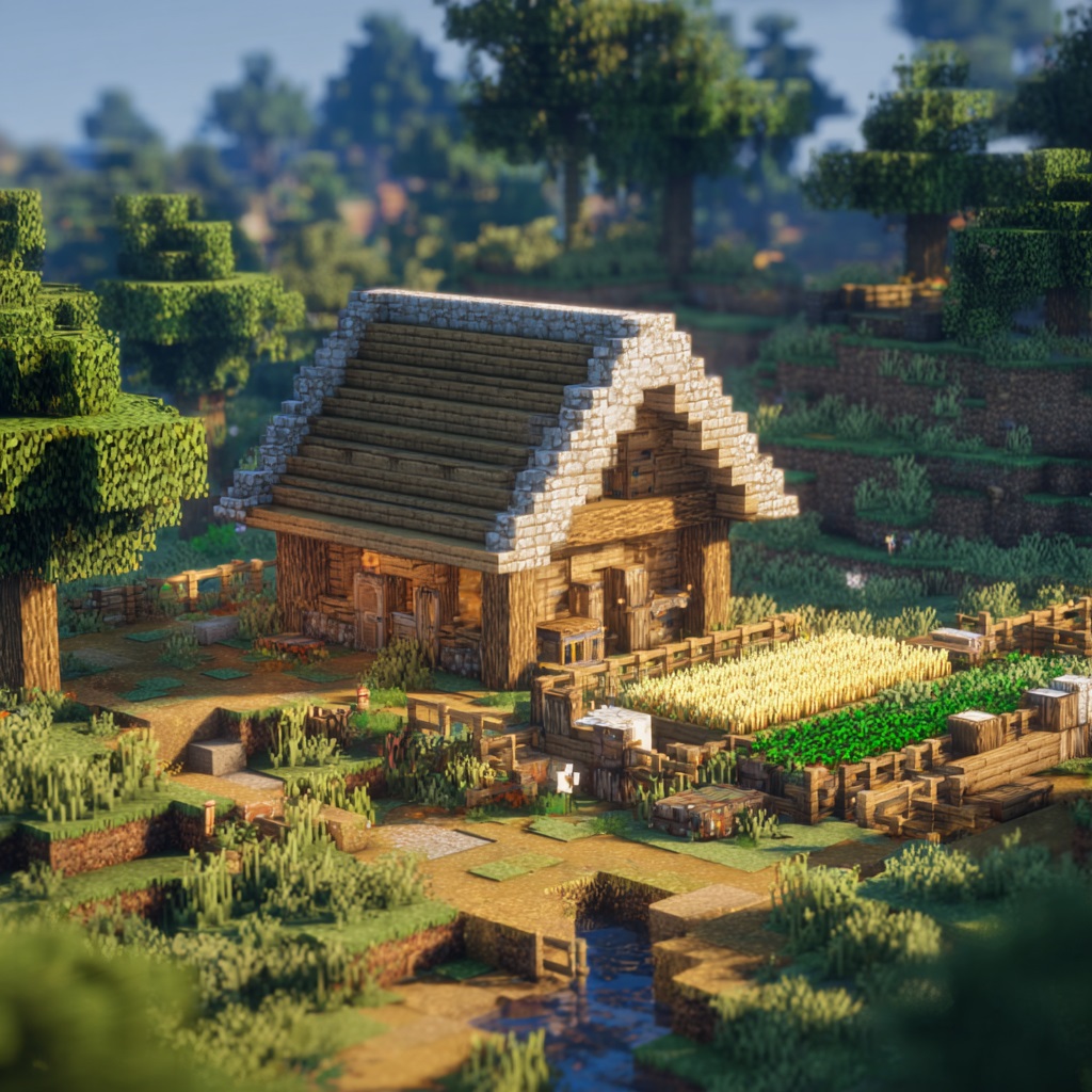 Minecraft_survival_mode_small_cozy_wooden_farmhouse