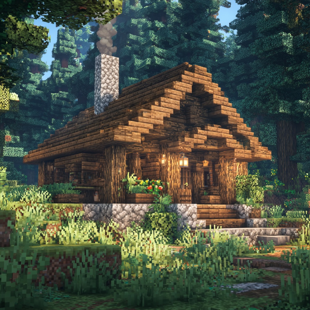 Minecraft_survival_mode_small_log_cabin