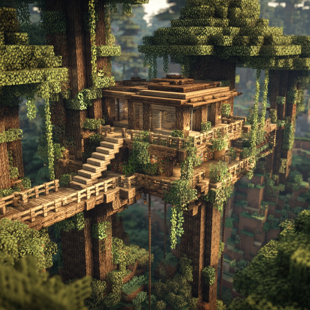 Minecraft_survival_mode_treehouse_cabin