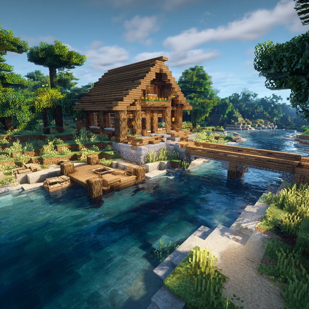 Minecraft_survival_mode_wooden_lodge-style_house