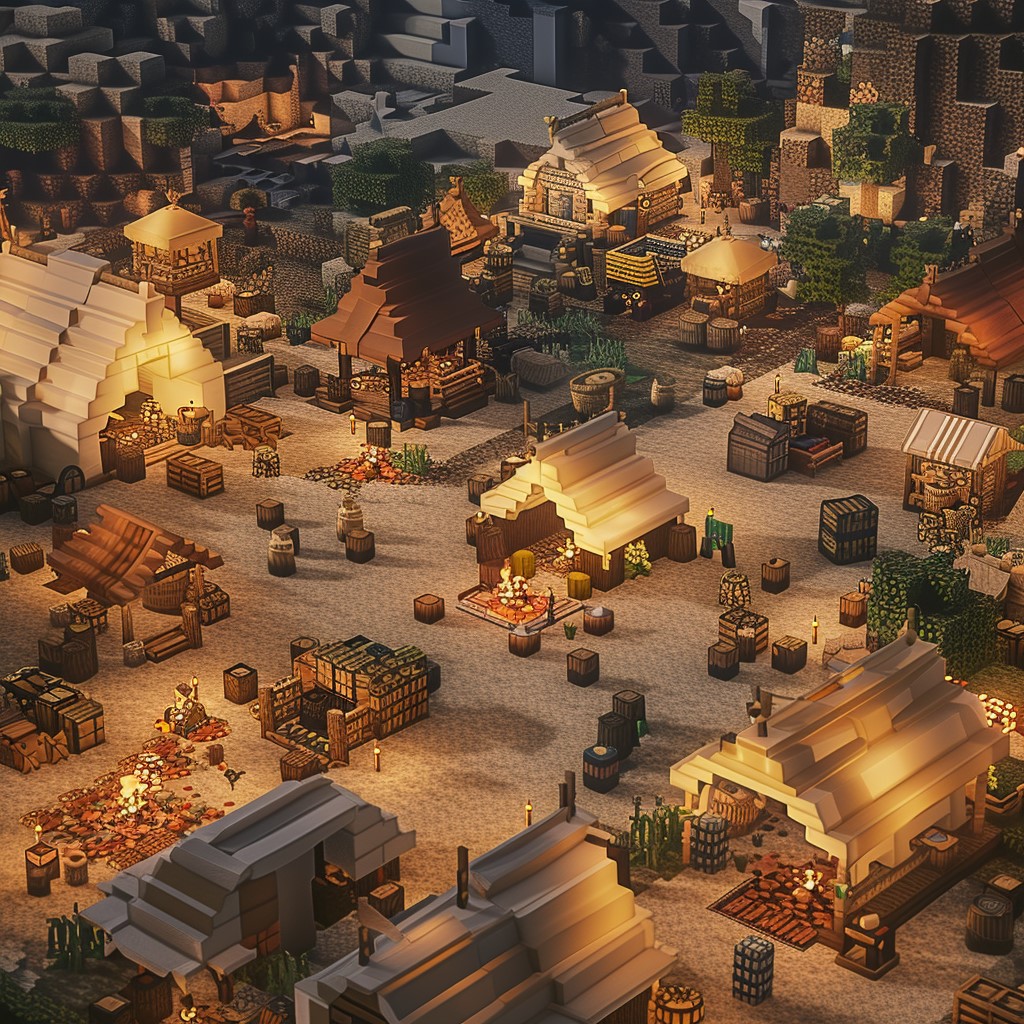 Nomad camp village