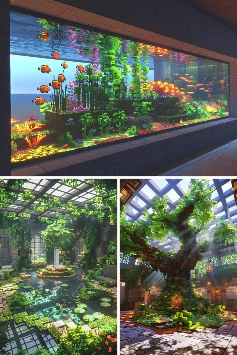 Minecraft interior designs