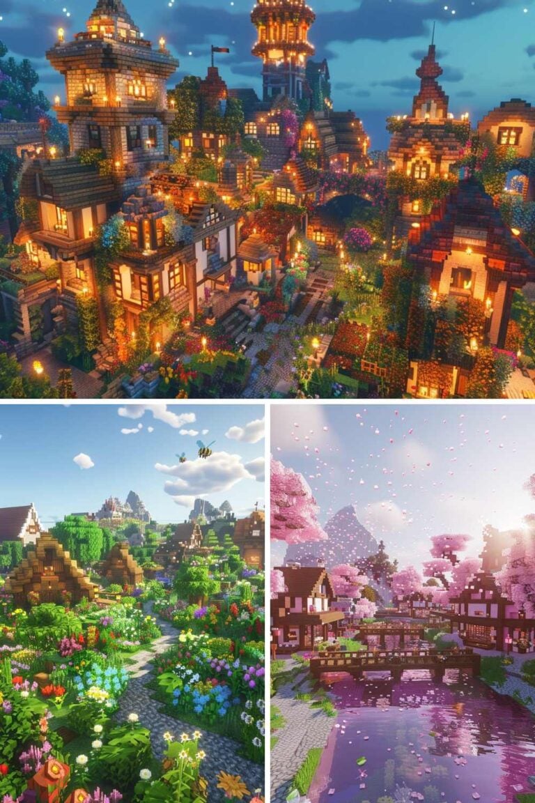 Minecraft survival village