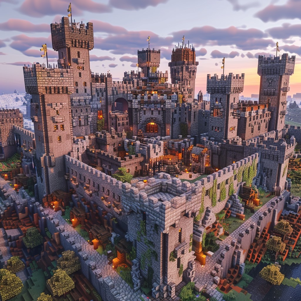 Massive kingdom castle.