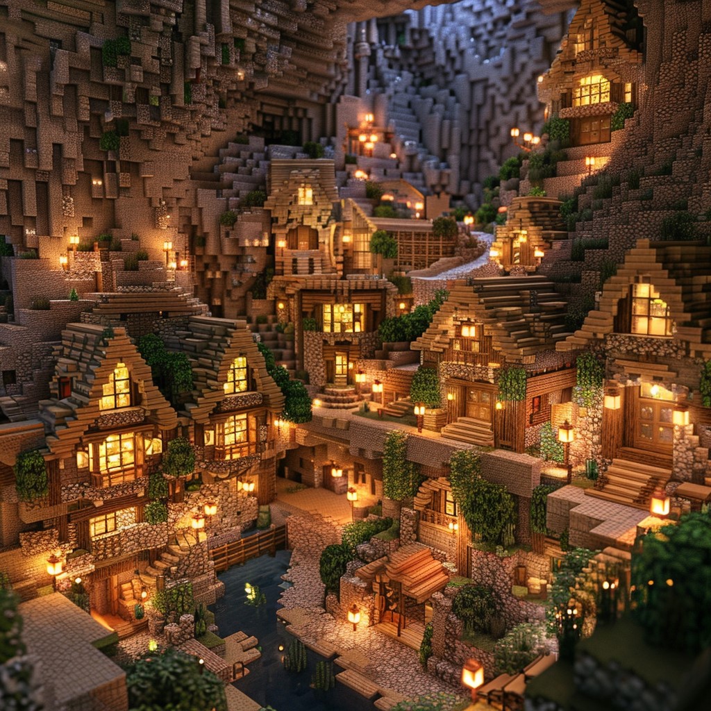 Underground village