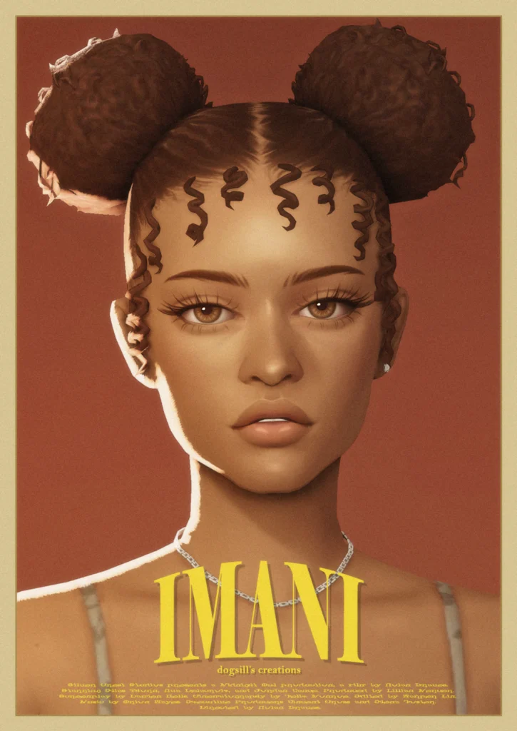 Dogsill — Free Maxis Match Hair Collection imani