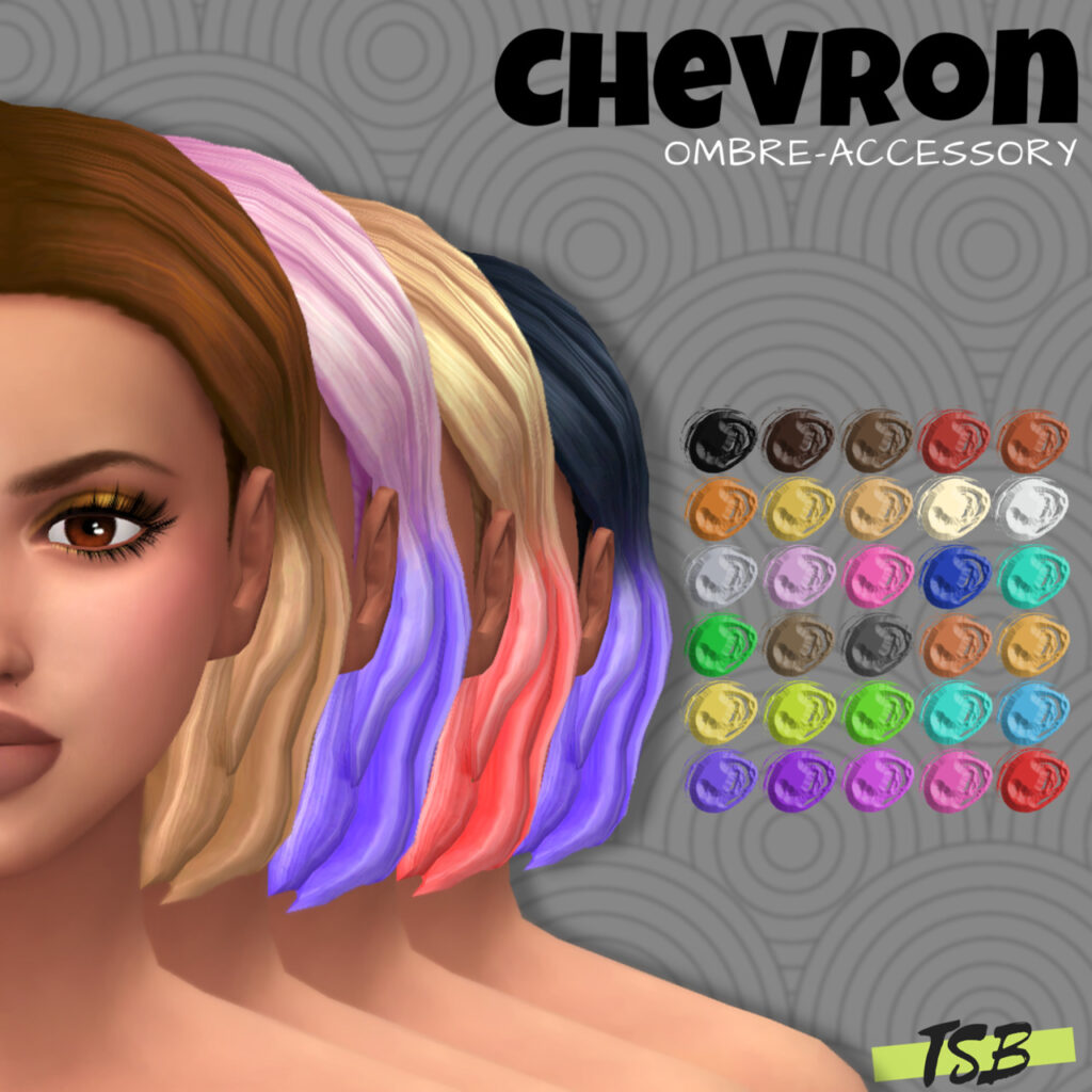 Greenllamas - Hairstyles with Ombre Accessories