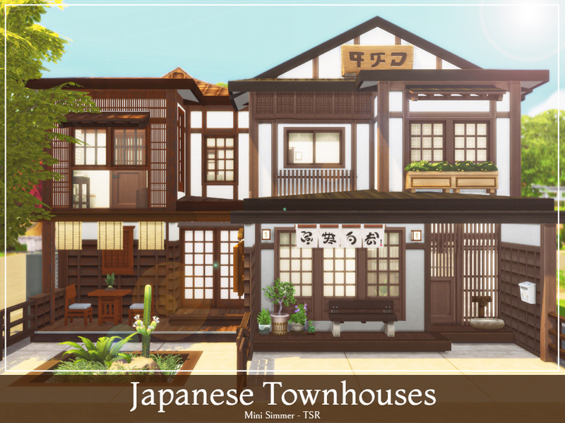 Japanese town house
