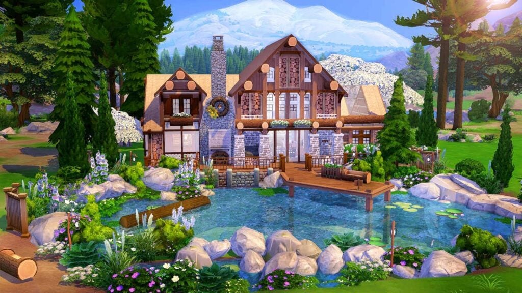 sims 4 lake house