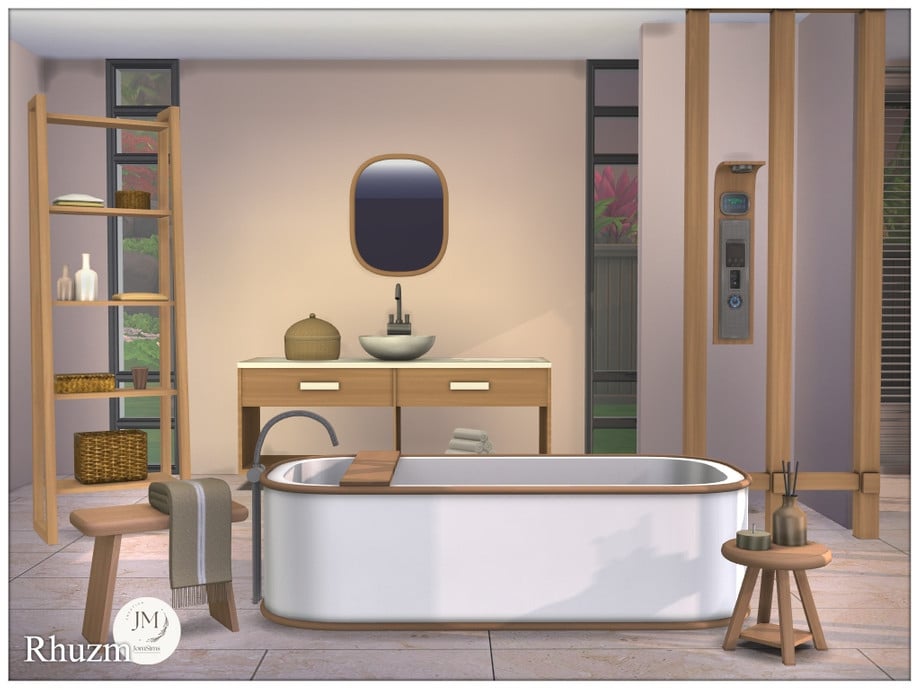 Lux Bathroom CC Pack Sims 4 cc
