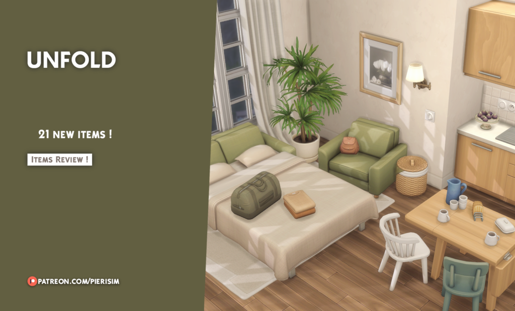 sims 4 cc finds Pierisim's Unfold Set