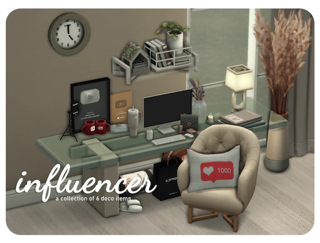 Simkoos Influencer/Content Creator Clutter Pack