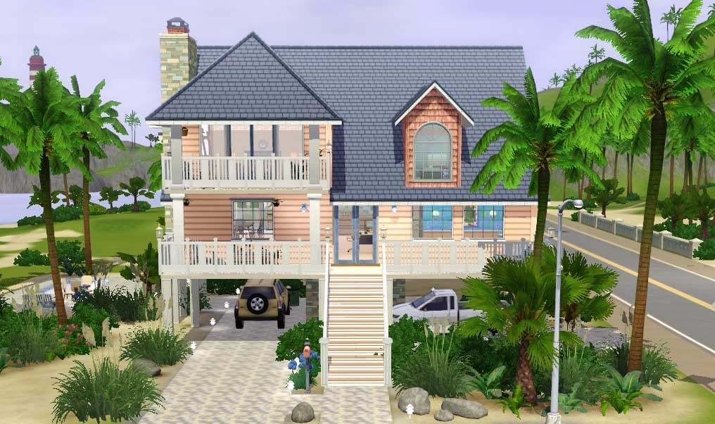 stilt beach house