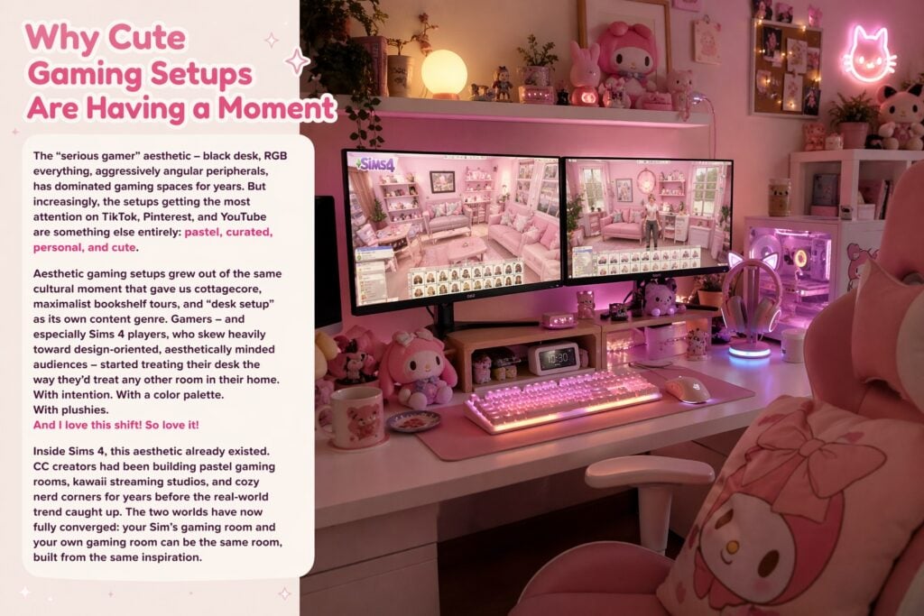 Why cute gaming setups are having a moment