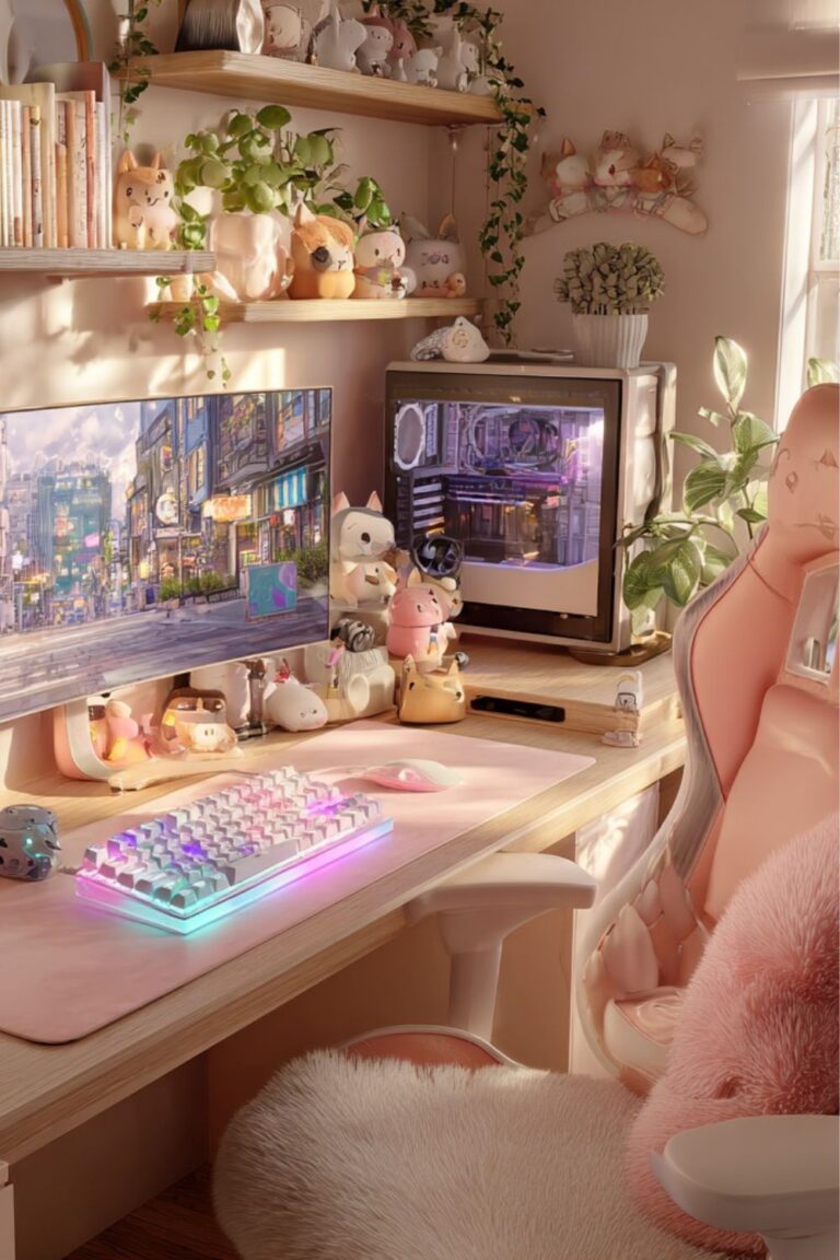 cute sim 4 gaming setup ideas