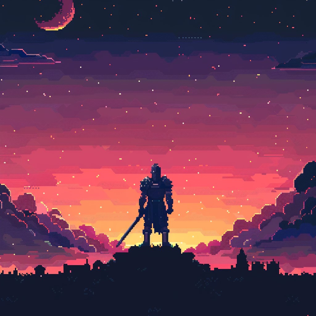 man in shining armour