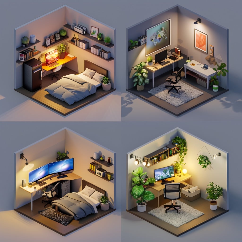 sims_4_gaming_room_layout_comparison_three_side-by-side